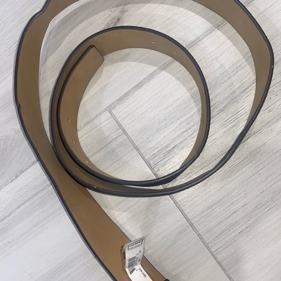 Michael Kors Monogram Brown and Gold Belt - Picture 6 of 7